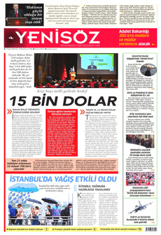 YENİ SÖZ GAZETESİ 17 Eylül 2024 gazete manşeti