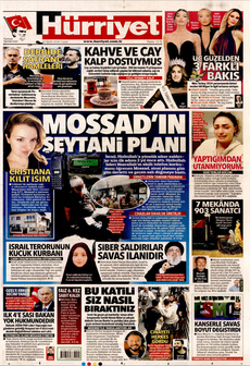 HÜRRİYET 20 Eylül 2024 gazete manşeti