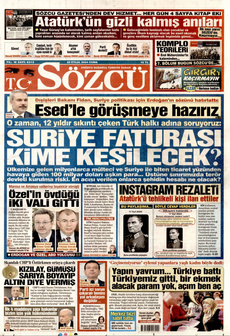 SÖZCÜ 20 Eylül 2024 gazete manşeti