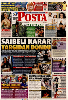 POSTA 20 Eylül 2024 gazete manşeti