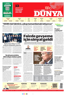 DÜNYA 20 Eylül 2024 gazete manşeti