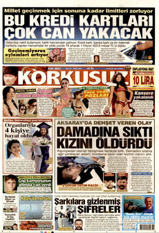 KORKUSUZ 20 Eylül 2024 gazete manşeti