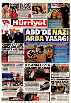 HÜRRİYET 16 Ocak 2025 gazete manşeti