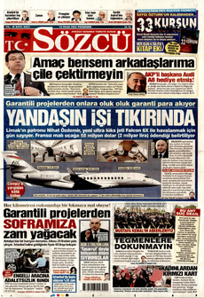SÖZCÜ 16 Ocak 2025 gazete manşeti