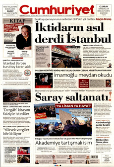 CUMHURİYET 16 Ocak 2025 gazete manşeti