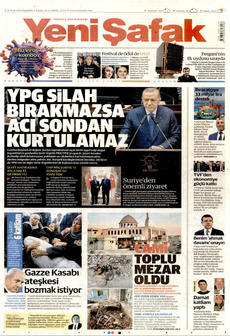 YENİ ŞAFAK 16 Ocak 2025 gazete manşeti