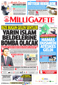 MİLLİ GAZETE 16 Ocak 2025 gazete manşeti