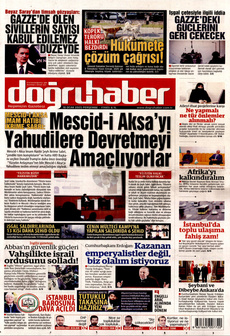 DOĞRU HABER 16 Ocak 2025 gazete manşeti