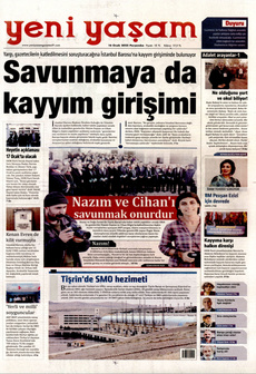 YENİ YAŞAM 16 Ocak 2025 gazete manşeti