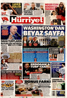 HÜRRİYET 18 Ocak 2025 gazete manşeti