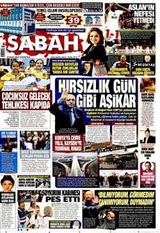 SABAH 18 Ocak 2025 gazete manşeti