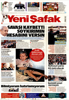 YENİ ŞAFAK 18 Ocak 2025 gazete manşeti