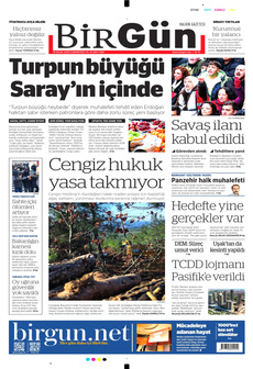 BİRGÜN 18 Ocak 2025 gazete manşeti