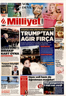 MİLLİYET 19 Ocak 2025 gazete manşeti
