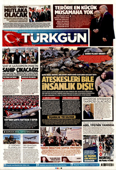 TÜRKGÜN 19 Ocak 2025 gazete manşeti