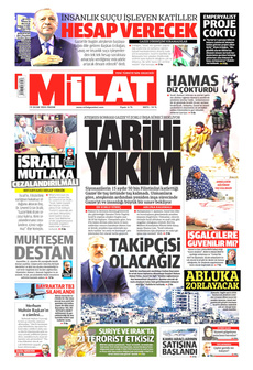 MİLAT 19 Ocak 2025 gazete manşeti