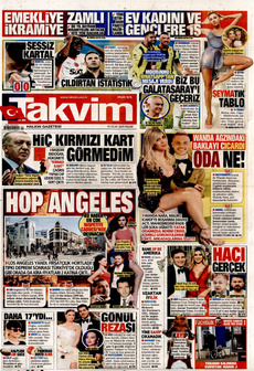 TAKVİM 19 Ocak 2025 gazete manşeti