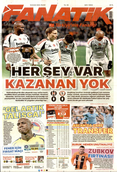 FANATİK 19 Ocak 2025 gazete manşeti