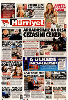HÜRRİYET 29 Ocak 2025 gazete manşeti
