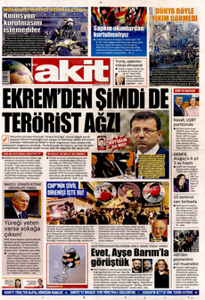 YENİ AKİT 29 Ocak 2025 gazete manşeti