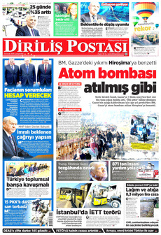 DİRİLİŞ POSTASI 29 Ocak 2025 gazete manşeti