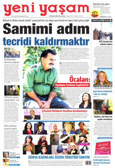 YENİ YAŞAM 29 Ocak 2025 gazete manşeti