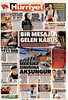 HÜRRİYET 2 Şubat 2025 gazete manşeti