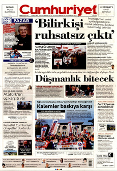 CUMHURİYET 2 Şubat 2025 gazete manşeti