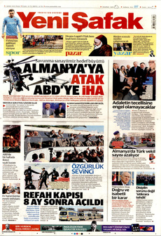 YENİ ŞAFAK 2 Şubat 2025 gazete manşeti