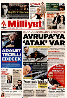 MİLLİYET 2 Şubat 2025 gazete manşeti