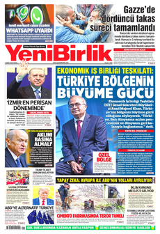 YENİBİRLİK 2 Şubat 2025 gazete manşeti