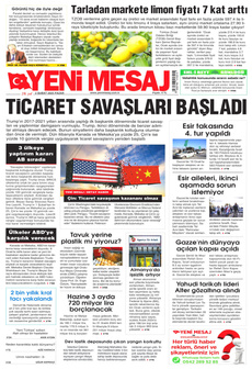 YENİ MESAJ 2 Şubat 2025 gazete manşeti