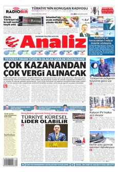 ANALİZ 2 Şubat 2025 gazete manşeti