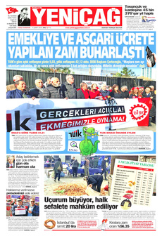 YENİÇAĞ 4 Şubat 2025 gazete manşeti