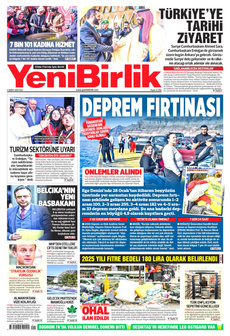 YENİBİRLİK 4 Şubat 2025 gazete manşeti