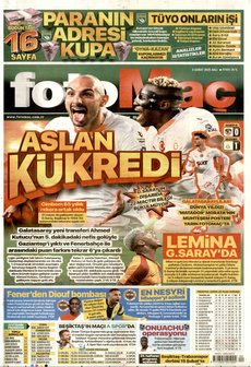 FOTOMAÇ 4 Şubat 2025 gazete manşeti