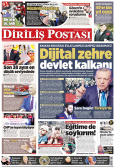 DİRİLİŞ POSTASI 4 Şubat 2025 gazete manşeti