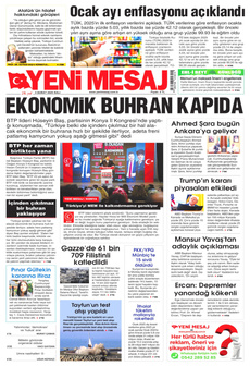 YENİ MESAJ 4 Şubat 2025 gazete manşeti