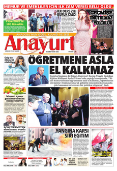 ANAYURT 4 Şubat 2025 gazete manşeti