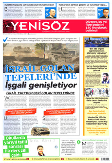 YENİ SÖZ GAZETESİ 4 Şubat 2025 gazete manşeti