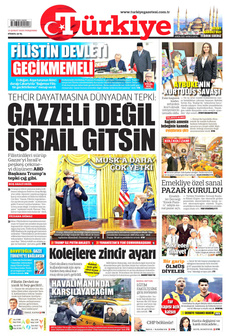 TÜRKİYE GAZETESİ 13 Şubat 2025 gazete manşeti