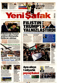 YENİ ŞAFAK 13 Şubat 2025 gazete manşeti