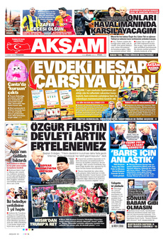 AKŞAM 13 Şubat 2025 gazete manşeti