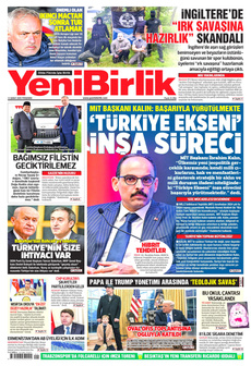 YENİBİRLİK 13 Şubat 2025 gazete manşeti