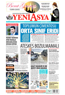 YENİ ASYA 13 Şubat 2025 gazete manşeti