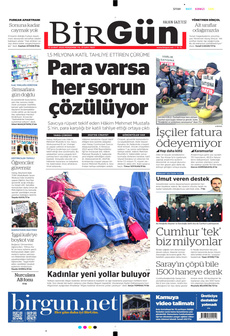BİRGÜN 13 Şubat 2025 gazete manşeti