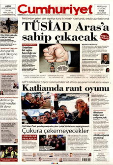 CUMHURİYET 17 Şubat 2025 gazete manşeti