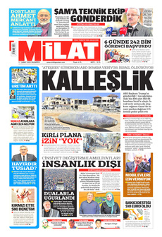 MİLAT 17 Şubat 2025 gazete manşeti