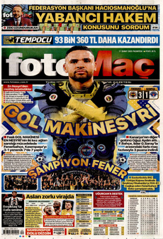 FOTOMAÇ 17 Şubat 2025 gazete manşeti