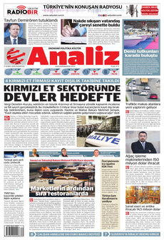 ANALİZ 17 Şubat 2025 gazete manşeti